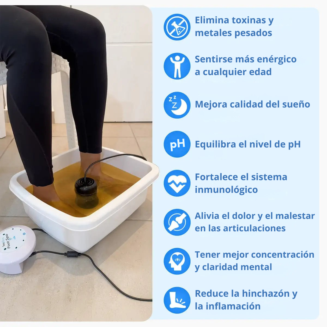 AquaClean™ Spa iónico para pies