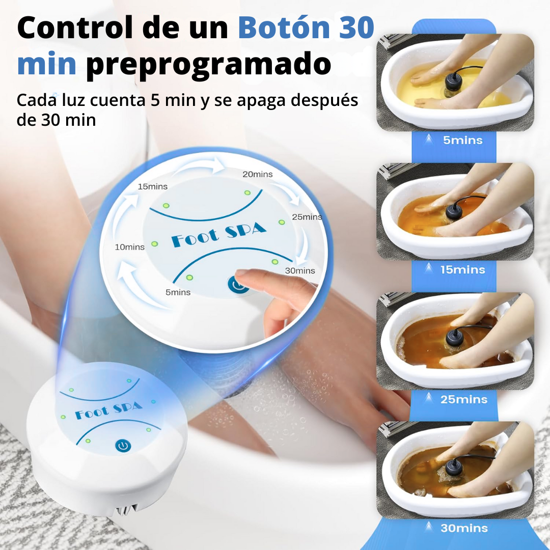 AquaClean™ Spa iónico para pies