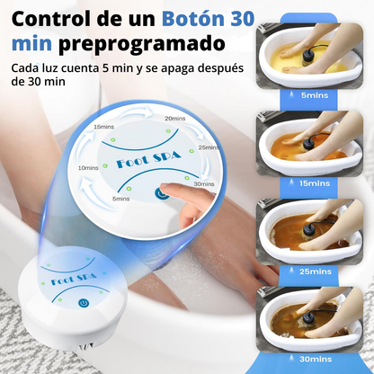 AquaClean™ Spa iónico para pies