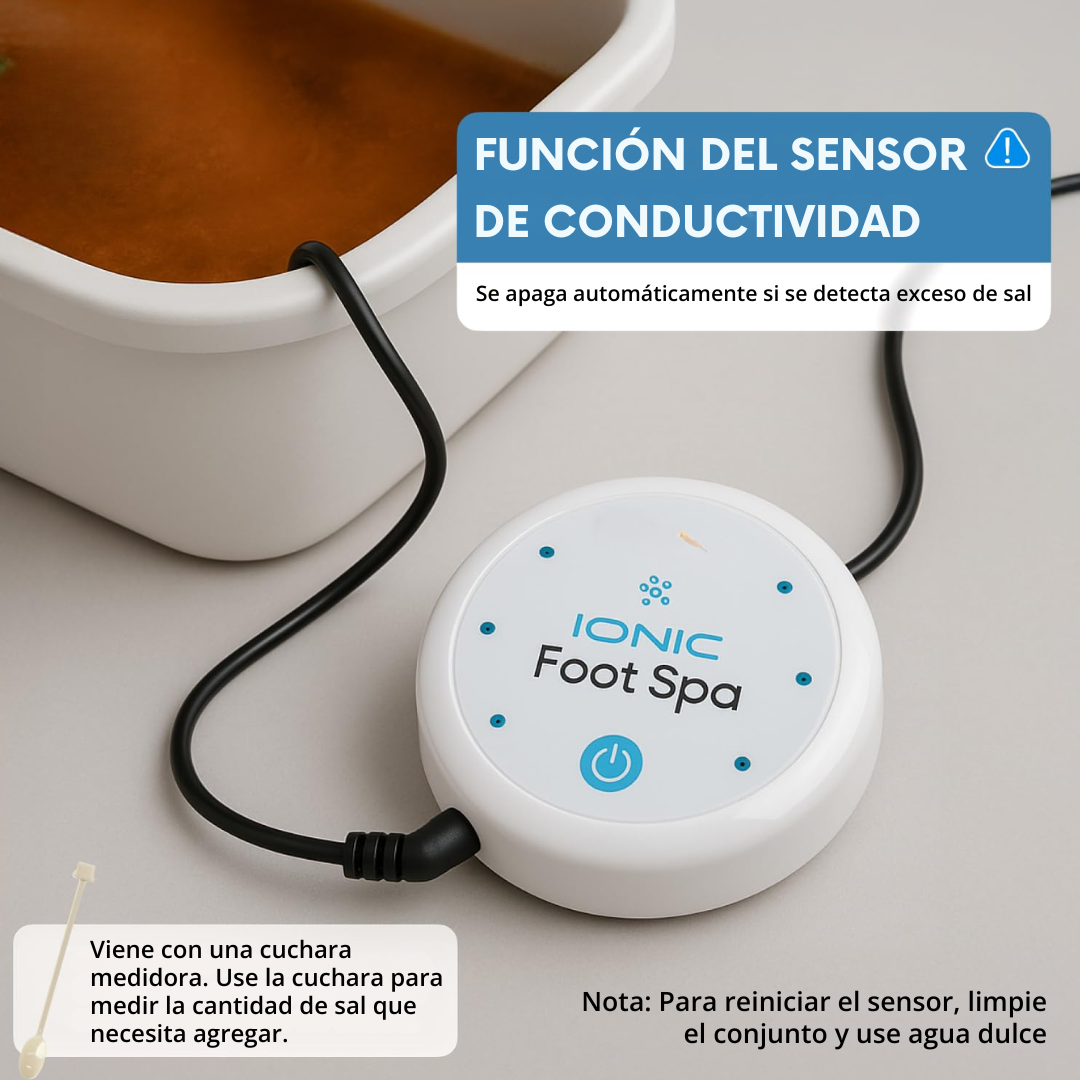 AquaClean™ Spa iónico para pies