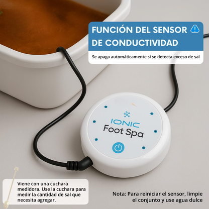 AquaClean™ Spa iónico para pies