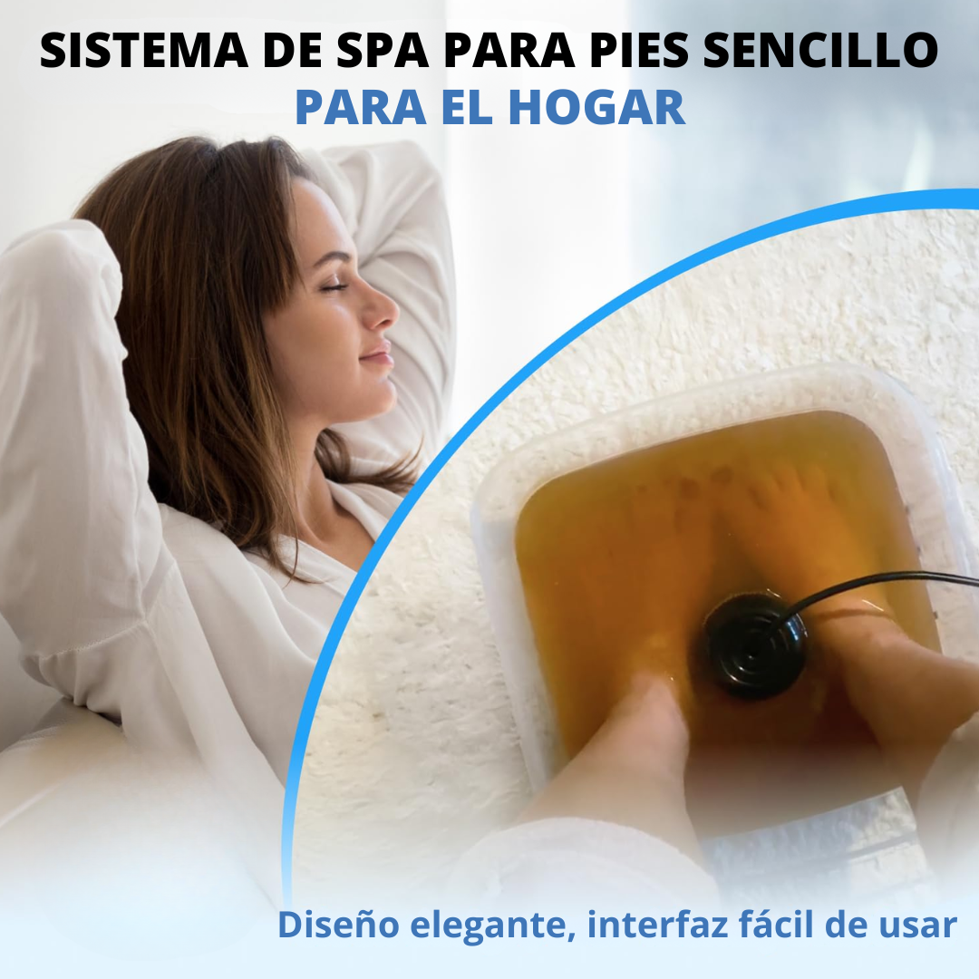 AquaClean™ Spa iónico para pies